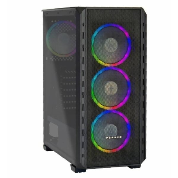 Gabinete Gaming Perseo Danaos Mesh + 4 fanes Argb