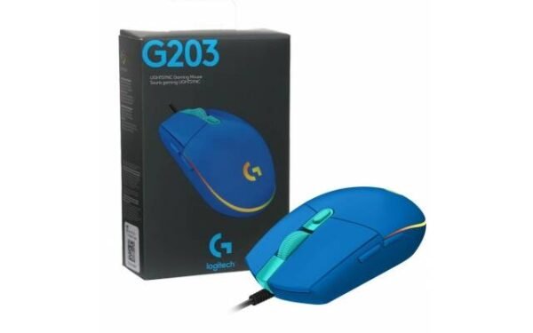 Mouse Logitech G203 Lightsync RGB azul