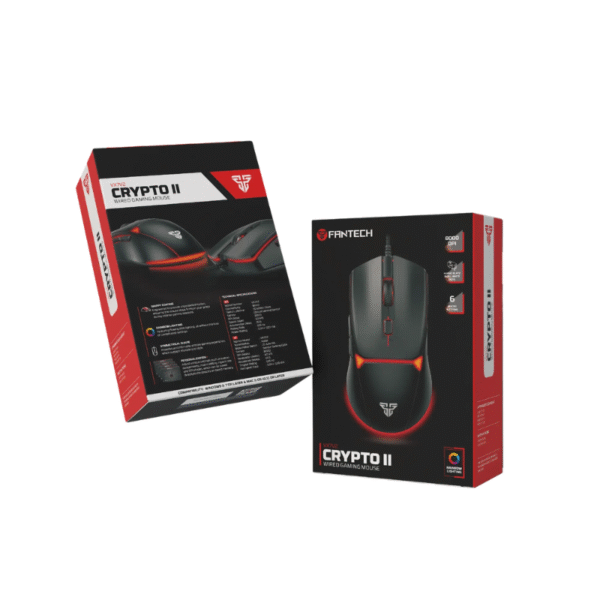 Mouse Gamer Fantech Wired Modelo Crypto Ii Vx7v2 - Imagen 3