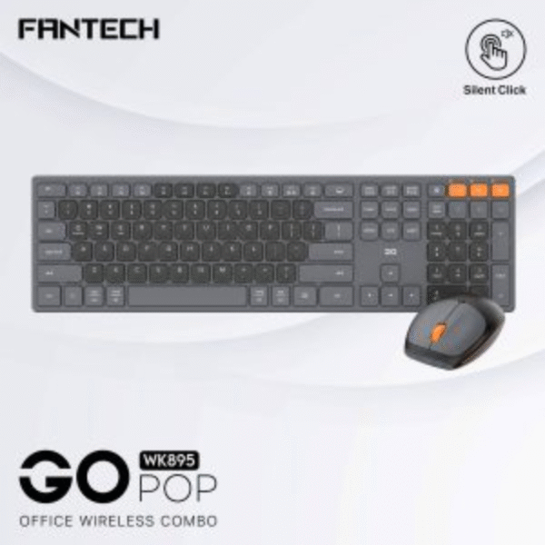 Teclado Inalámbrico Fantech GO POP WK895 – Negro - Imagen 2