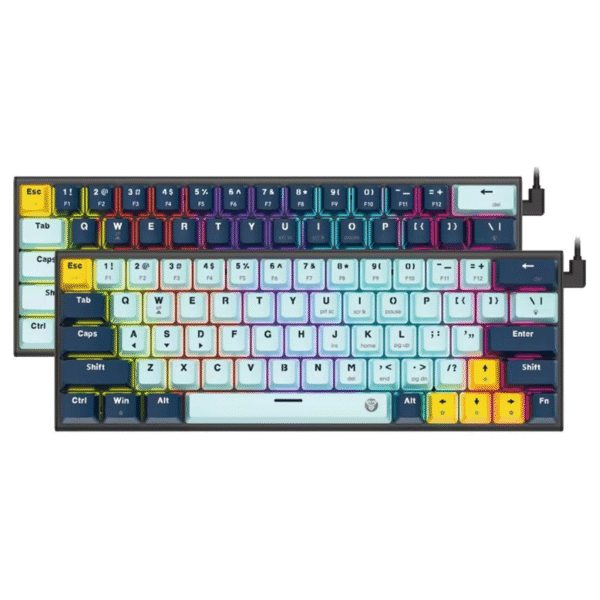 Teclado Mecánico Gamer Fantech ATOM63 MK874v2 – Mizu Series Navy Blue - Imagen 2