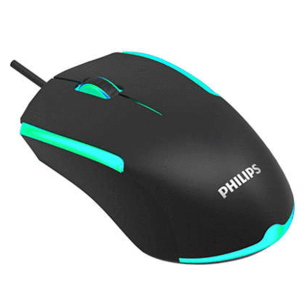 Mouse Gamer Philips G314 Alámbrico 3 Botones con Cable USB y Luces RGB